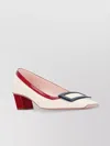 Roger Vivier Fabric Buc Dec 45 Block Heel Pumps