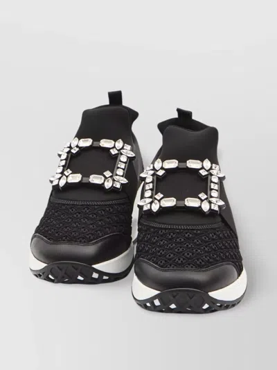 Roger Vivier Fabric Sneakers Choc Heel