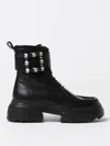 Roger Vivier Wallaviv Leather Ankle Boots In Black