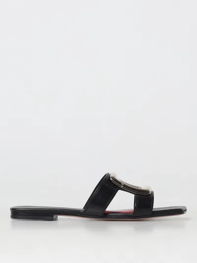 ROGER VIVIER FLAT SANDALS ROGER VIVIER WOMAN COLOR BLACK,416530002