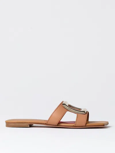 ROGER VIVIER FLAT SANDAL ROGER VIVIER WOMAN COLOR LEATHER,416531107