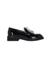 Roger Vivier Strass Buc Loafer 25 With Embellished Buckle In Black