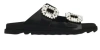 Roger Vivier Slidy Viv Crystal-embellished Leather Slides