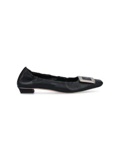 Roger Vivier Flat Shoes In Black