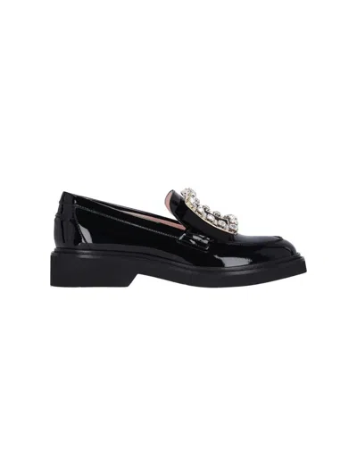 Roger Vivier Flat Shoes In Black