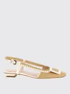 Roger Vivier Bv Braided Lac B Sling Dec 25 In Brown