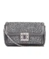 Roger Vivier Viv' Jeu De Fille Metallic Clutch Bag In Gray