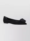 Roger Vivier Floral Pointed Toe Flat Sole Ballerina Shoes In Multi