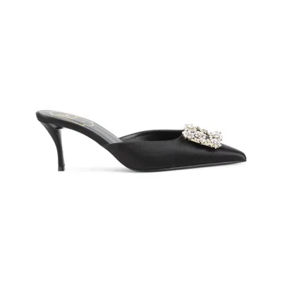 ROGER VIVIER ROGER VIVIER FLOWER STRASS 65 MULES