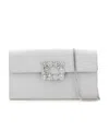 Roger Vivier Woman Handbag Silver Size - Polyester, Metal In White