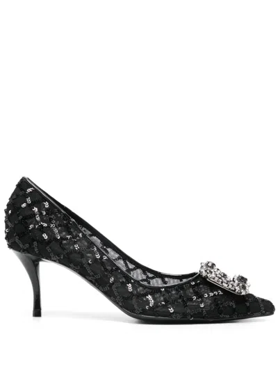 ROGER VIVIER ROGER VIVIER FLOWER STRASS PUMPS