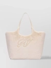 ROGER VIVIER FUR-TEXTURED TOTE WITH TWIN HANDLES
