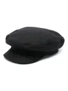 Roger Vivier Embellished Sailor Cap In Black