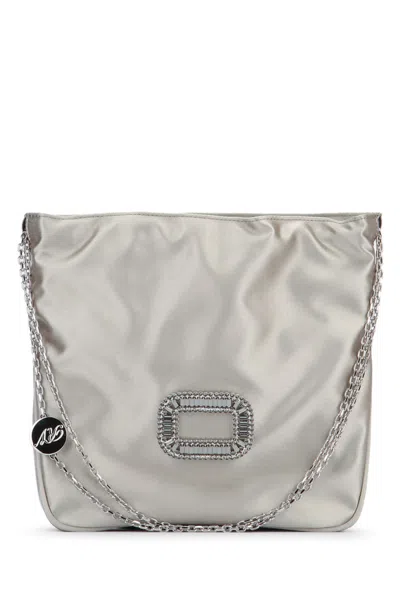 ROGER VIVIER GOLDEN PILGRIM BUCKET BAG