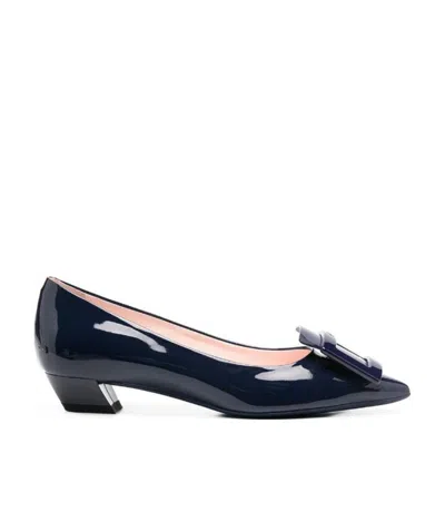 Roger Vivier Gomettine Ballet Shoes In Black