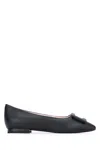 Roger Vivier Gommettine Turtle Flats In Black