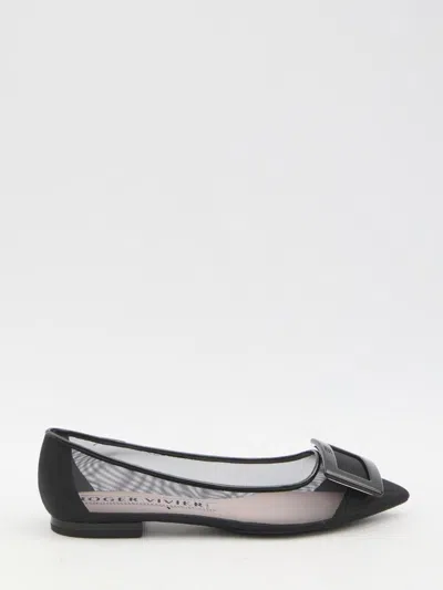ROGER VIVIER GOMMETTINE BALLERINA FLATS