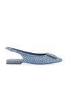 Roger Vivier Gommettine Bicolor Sling B Ball 05 In Blue