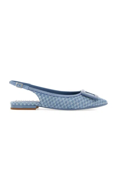Roger Vivier Gommettine Bicolor Sling B Ball 05 In Blue