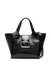 Roger Vivier Women Grand Vivier Choc Leather Mini Bag