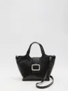 Roger Vivier Women Grand Vivier Choc Mini Bag In Black