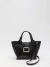 Roger Vivier Women Grand Vivier Choc Mini Bag In Black