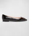 Roger Vivier Gommettine Ballerinas In Nero