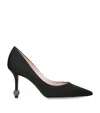 Roger Vivier Grosgrain Marlene Pumps 85 In Black
