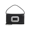 Roger Vivier Black Nappa Leather Handbag In Black
