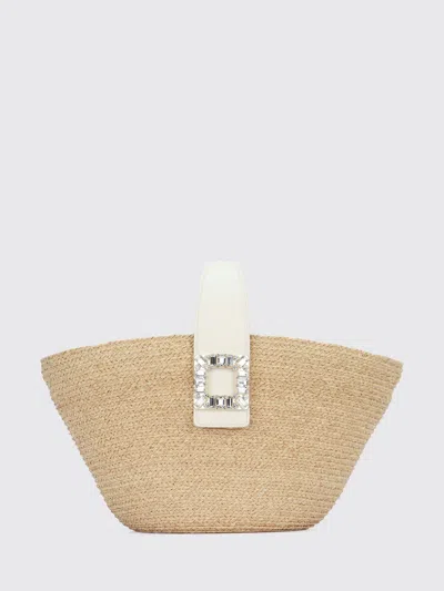 Roger Vivier Handbag Woman In Nude