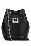 Roger Vivier Tres Vivier Aumoniere In Black