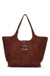 Roger Vivier Medium 'viv' Choc' Bag In Brown
