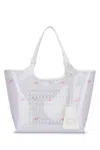 Roger Vivier Textured Crocodile Transparent Tote