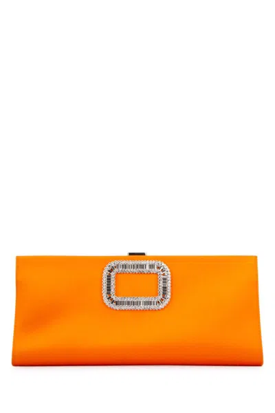 Roger Vivier Handbags. In Orange