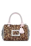 Roger Vivier Belle Vivier Bag In Pony Effect Leather In Multi