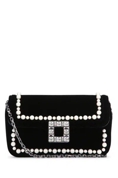 Roger Vivier Handbags. In Black