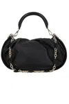 Roger Vivier Women Viv Choc Medium Leather Hobo Bag In Black