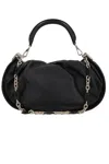 Roger Vivier Women Viv Choc Medium Leather Hobo Bag In Black