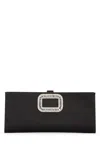 Roger Vivier Pilgrim Small Clutch In Black