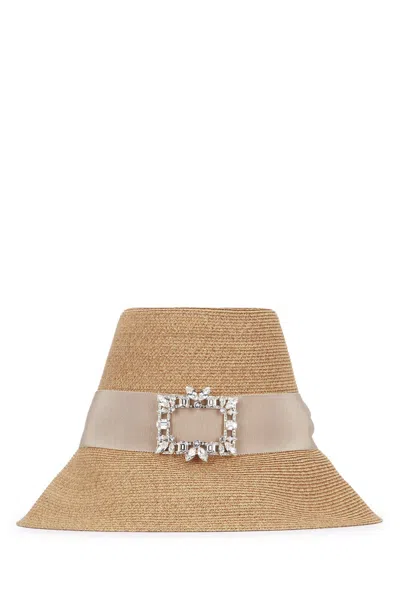 Roger Vivier Hat In Neutral