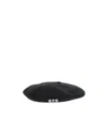 Roger Vivier Hat With Diamonds In Black