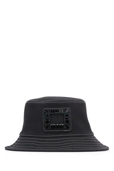 Roger Vivier Skate Bucket Hat Contrast Stitching In Multicolor