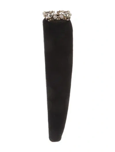 Pre-owned Roger Vivier Headband In Black