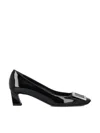Roger Vivier Belle Vivier Patent Pumps With Metal Buckle