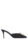 Roger Vivier Efflorescence Mules In Black