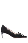 Roger Vivier Viv Canarette Decollete 55 In Black