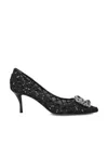 Roger Vivier Efflorescence Heeled Shoes In Black