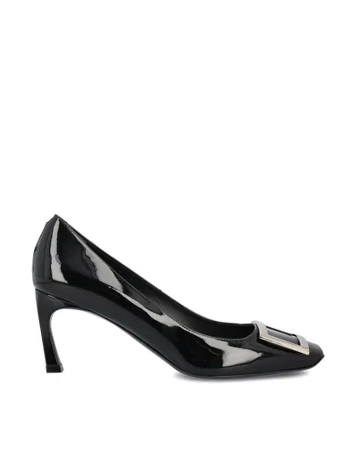 Roger Vivier Trompette Pumps In Leather In Black