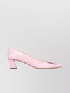 ROGER VIVIER HEELED SHOES WITH PATENT FINISH AND METAL DETAIL