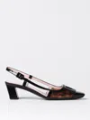 Roger Vivier Belle Vivier Tortoiseshell Pvc Slingback Pumps In Brown